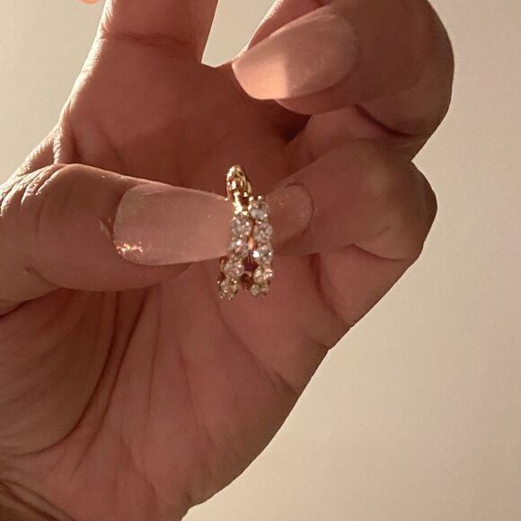 The Icon Pretty 14k Gold plated hoop earrings - Picture 10 of 10